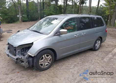 2006 Honda Odyssey Ex-L z USA, uszkodzony, nr VIN 5FNRL38746B016312